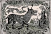 make a medieval woodcut style illustration