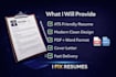 design a professional resume, CV and cover letter