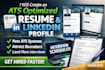 an ats optimized resume that gets interviews