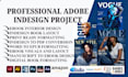 indesign brochure design, adobe indesign layout magazine catalog book pdf design