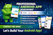 develop a professional android app using kotlin or java