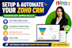 set up zoho CRM, zoho one automation and workflow integration