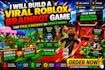 build a viral roblox brainrot game like steal a brainrot or grow a garden