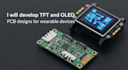 develop tft and oled pcb designs for wearable devices