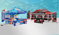 design table cover, canopy tent, flag, and table cloth
