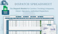 create delivery dispatch spreadsheet route planner driver tracker google sheets