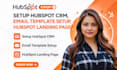 hubspot crm, email template setup, hubspot landing page