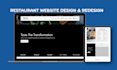 design a wix restaurants website with food ordering