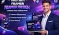 create framer website design, framer landing page as a framer developer