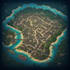 vector map illustration fantasy map design city map