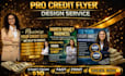 design high converting credit repair flyer