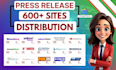 write and submit press release to premium sites