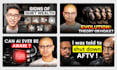 design youtube thumbnails for irl documentary and podcast videos