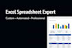 create custom excel spreadsheet  vba macros automation and formulas