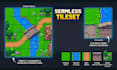 do seamless top down rpg pixel art tileset for game environment, godot tilemap