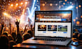 design event website, seats plan, general event, tickera website