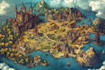 fantasy map illustration dnd map tolkien board game