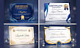 create professional certificate design with photo