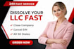 dissolve llc, close US company, cancel ein, and file llc dissolution fast