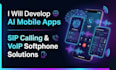 develop mobile apps with ai, sip calling and voip softphone solutions