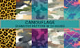 do camouflage seamless pattern design 12 hours