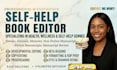 be your book editor, self help christian ebook  editor in 24hrs