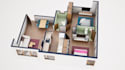 create 3d flower models, floor plans, architectural renders and 3d prints