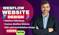 build modern webflow landing page