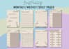 design custom digital and printable planner, journal