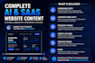write saas website copy for your landing page