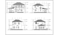 do architectural 2d floor plan, elevation, section, roof, site plan