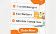 design canva social media posts, ads, and posters