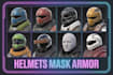 create 3d printable cosplay helmet, mask, props and armor