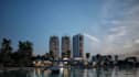 develop mix use architecture project,urban development,waterfront propertyrender