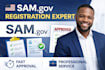 do sam registration, sba, 8a, mbe, uei, cage code naics for government contract