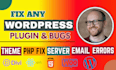 develop, fix custom wordpress plugin, woocommerce plugin, theme using php
