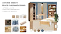 design a shared kids room with smart space saving ideas