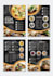 design amazing editable food restaurant menu