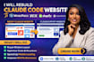 rebuild migrate claude code website to wordpress wix shopify squarespace export