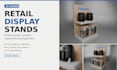 design a custom 3d retail display stand