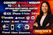 lovable webapp to ios iphone app swift flutter ios capacitorjs lovable to vercel