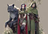 draw custom fantasy characters in full color