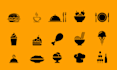 design unique, simple and modern custom icons set
