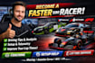 be your sim racing coach, setup engineer and help you improve lap time