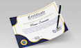 create modern certificate design, award recognition, custom diploma certificate