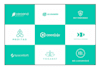 design a simple modern app logo and app icon