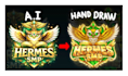 hand draw your minecraft ai logo