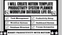 create notion template productivity system planner workflow database life os