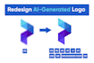 redesign your ai generated logo