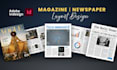 indesign magazine, newapaper layout